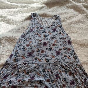 Latched Mama Floral Print Top - Multicolor